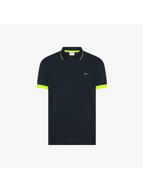 polo small stripe fluo s/s SUN 68 | A3612007